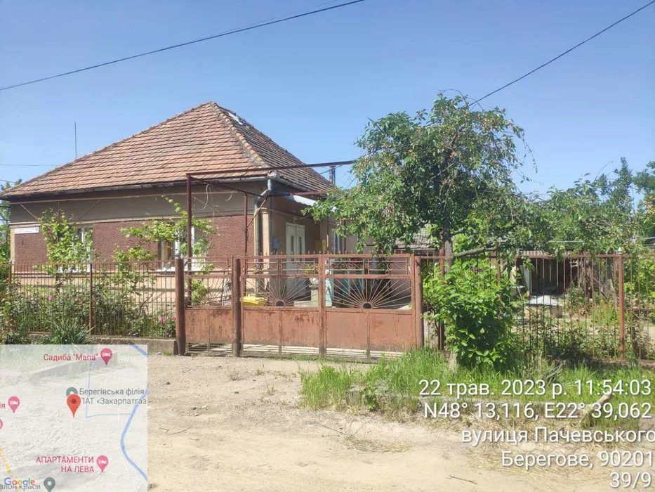 Житл.буд.заг. пл. 79,2.: Закарп. обл., м.Берегове, вул.Пачовського,39